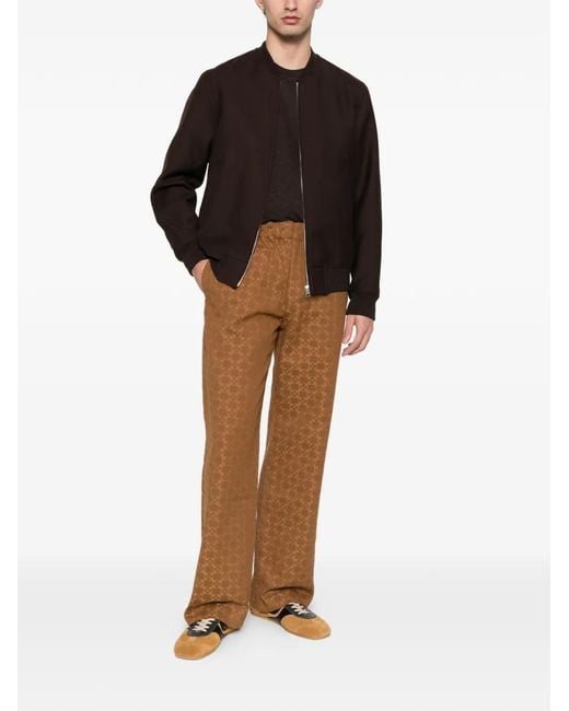 Sandro Black Double-Faced Bomber Jacket for men