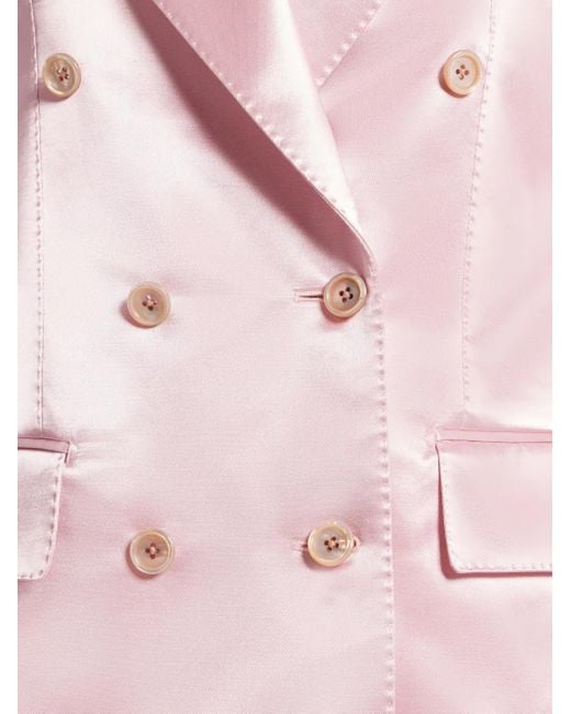 Tom Ford サテン ダブルジャケット Pink