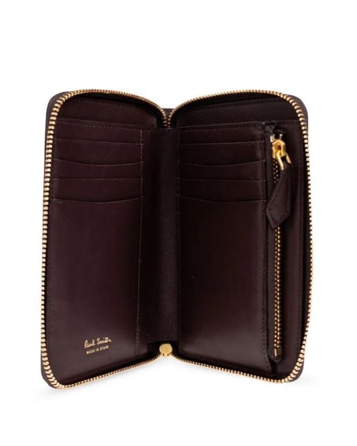 Paul Smith White Dusky Swirl-Print Wallet