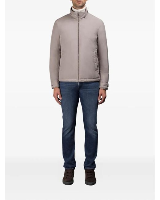Moorer Gray Albini-Stp Jacket for men