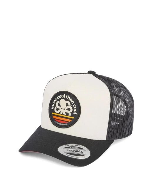 Jonsen Island White Trucker Cap for men