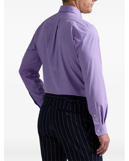 Polo Ralph Lauren Button-Down Overhemd in het Purple voor heren