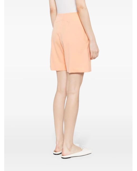 Patou Pink Short En Laine Vierge Mélangée