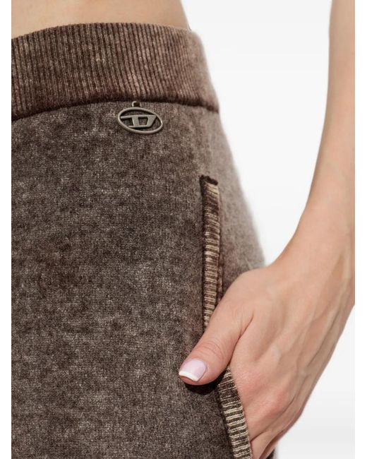 DIESEL Brown M-Honorine Drawstring Trousers