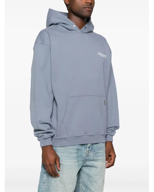 Sudadera con capucha de algodón Represent de hombre de color Blue