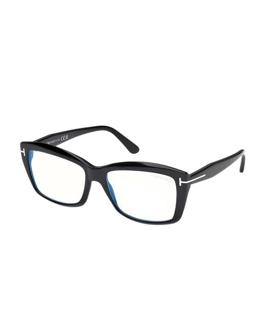 Tom Ford Brown Rectangular-Frame Optical Glasses