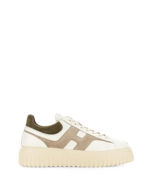 Hogan Natural H-Stripes Sneakers for men