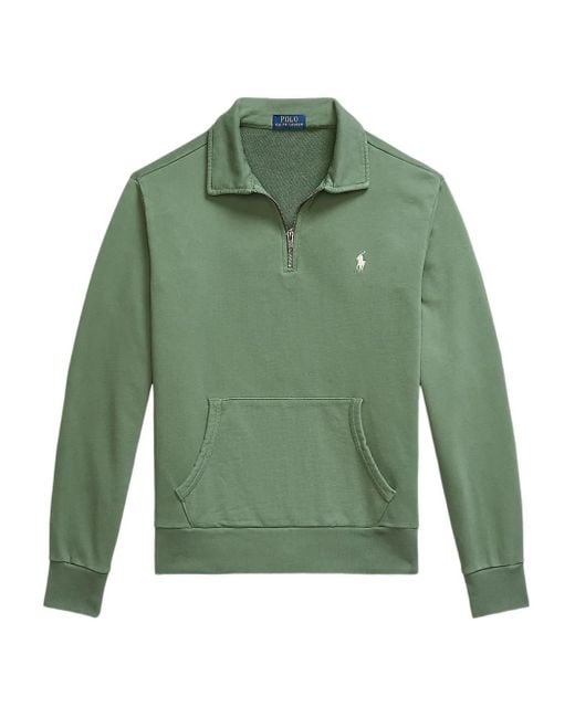 Sweat En Polaire À Col Montant Polo Ralph Lauren pour homme en coloris Green
