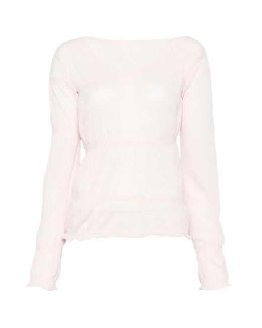 Paloma Wool ボートネック トップ White