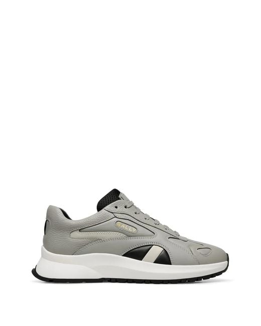Bally White Panelled Sneakers for men
