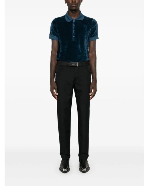 Tom Ford Black Trousers With Patch for men