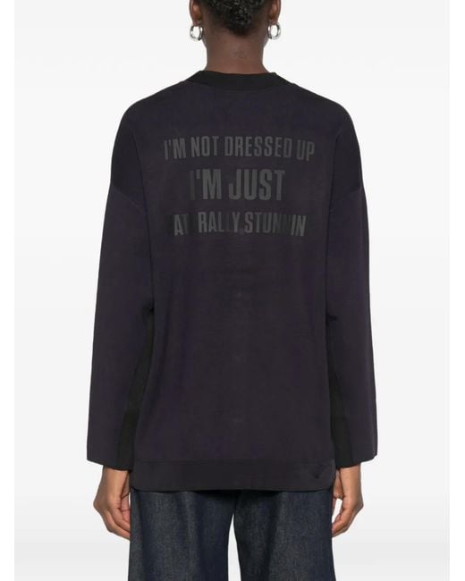 Elisabetta Franchi Blue V-Neck Button-Up Cardigan