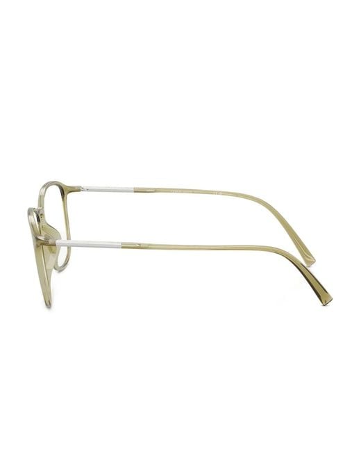Giorgio Armani Natural Rectangle-Frames Glasses for men