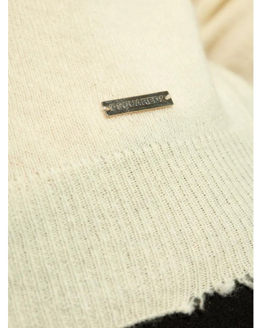 DSquared² Vest Met Ronde Hals in het Natural