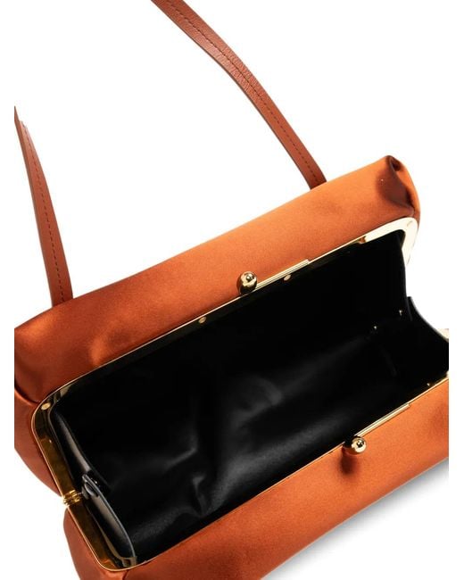 Jil Sander Orange Goji Pillow Small Shoulder Bag