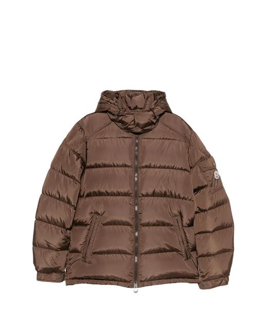 Moncler Brown Maya Padded Jacket for men