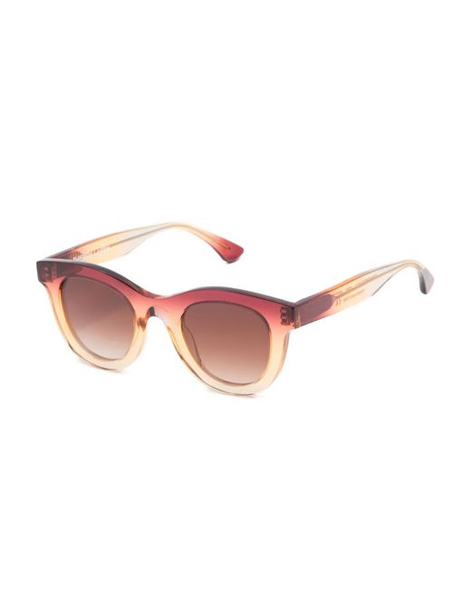 Thierry Lasry Pink Lunettes De Soleil Consistency À Monture Ronde