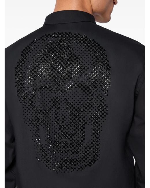 Philipp Plein Blue Sugar Daddy Shirt for men