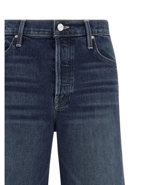 Mother Blue The Tomcat Roller Skimp Jeans