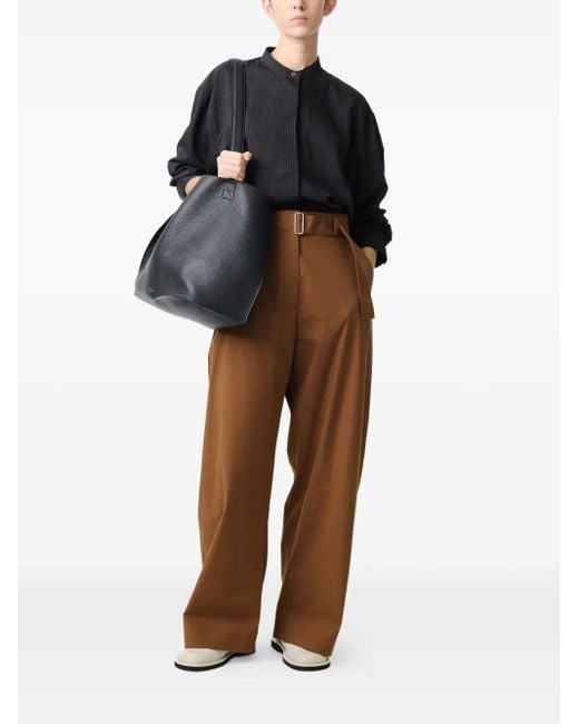 Studio Nicholson Brown Doring Trousers