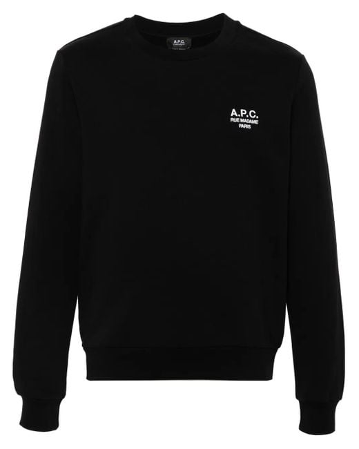 A.P.C. Black Standard Rue Madame Sweatshirt
