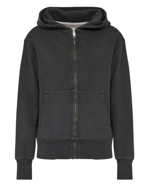 Maison Margiela Black Kapuzenjacke Mit Reißverschluss