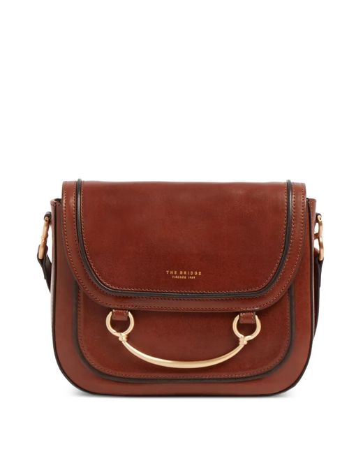 The Bridge Brown Leather Cross Body Bag