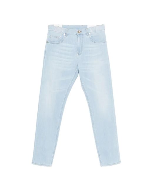 Eleventy Blue Five-Pocket Jeans for men