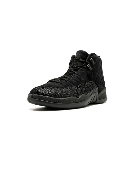 Nike Black Air 12 Retro Ovo Sneakers