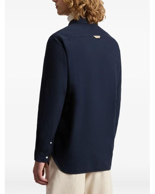 Woolrich Blue Flannel Duncan Shirt for men