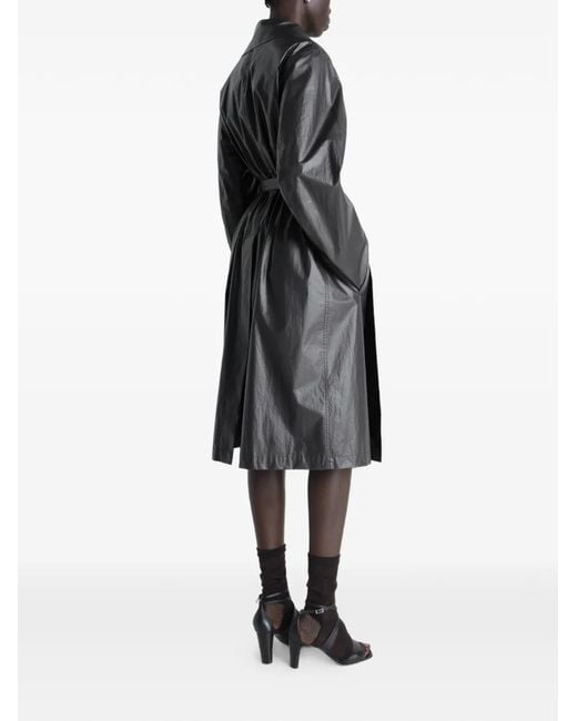 Lemaire Gray Light Wrap Coat
