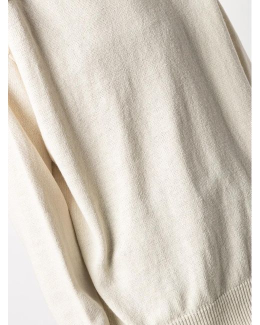 Closed White Boat-Neck Knit Jumper