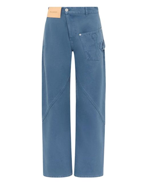 J.W. Anderson Blue Twisted Workwear Hose