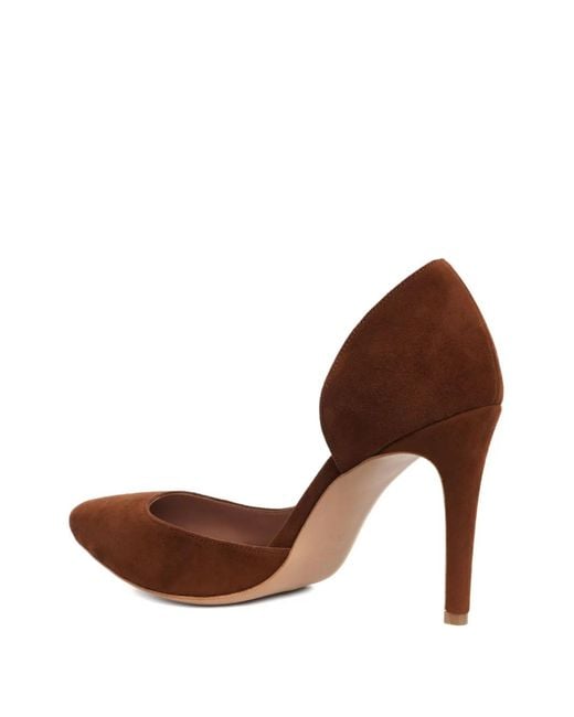 Ginissima Brown Samantha Suede Pumps