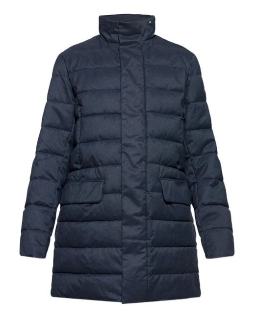 Save The Duck Blue Padded Pocket Coat for men