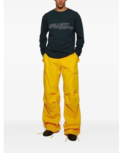 GALLERY DEPT. Yellow Theo Drawstring Cargo Pants