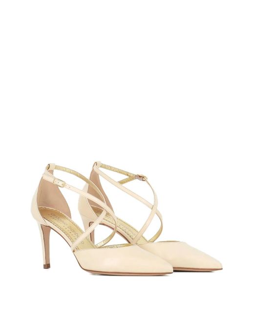Antonio Barbato Maestri Veneziani White 80Mm Cross-Strap Pumps