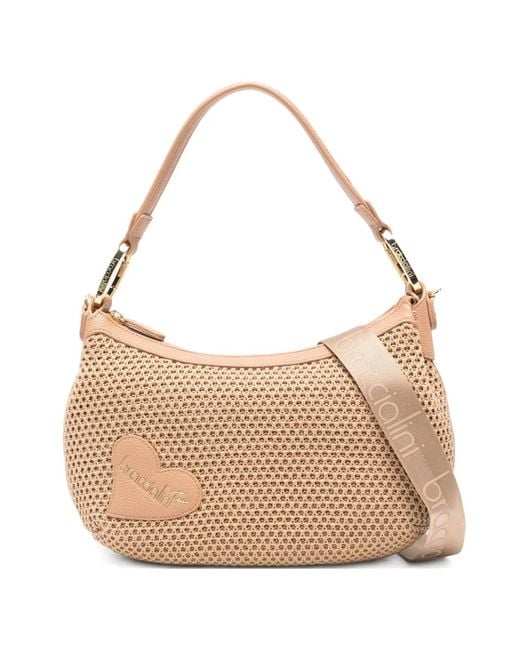 Braccialini Natural Beth Tricot Shoulder Bag