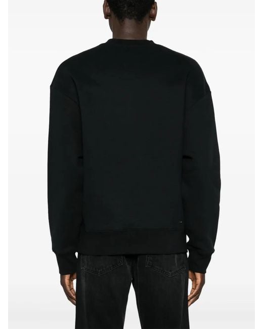 Amiri Black Paradise Airbrush Cotton Sweatshirt for men