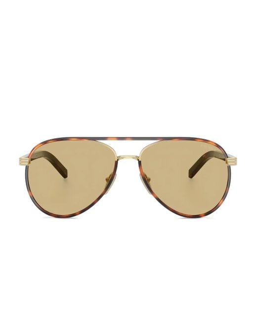 Prada Natural Pilot-Frame Sunglasses