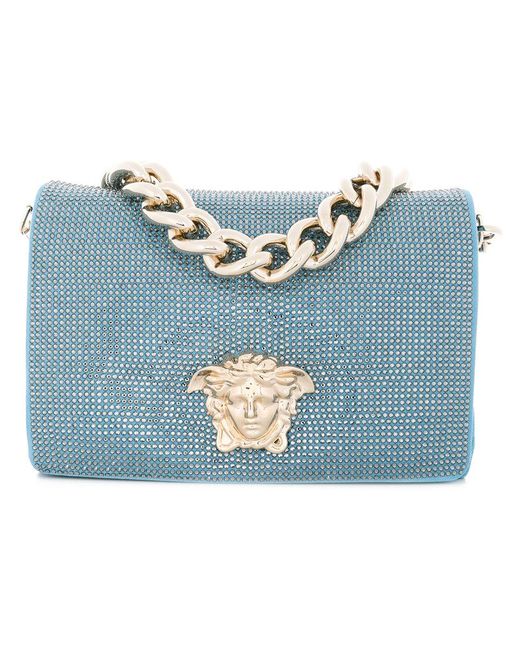 Versace Blue Sultan Bag