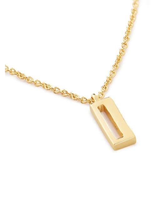 Monica Vinader Natural Alphabet I Pendant Necklace