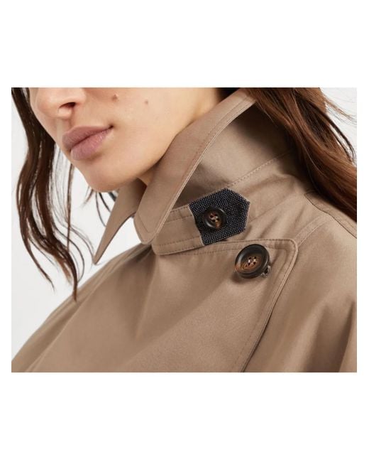 Brunello Cucinelli Natural Monili Cropped Jacket