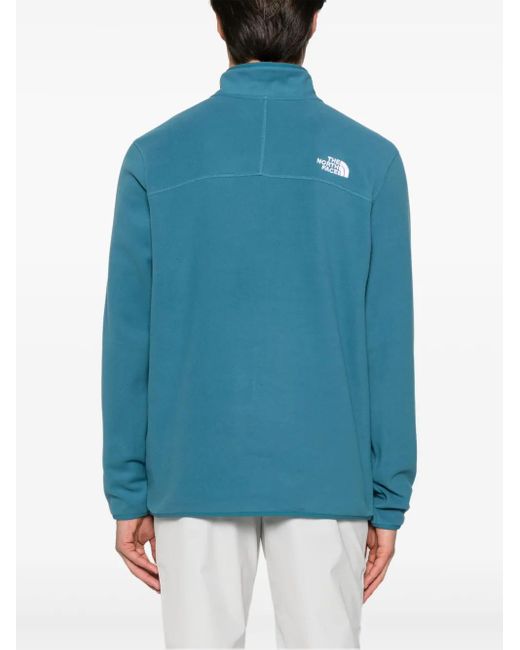 メンズ The North Face 100 Glacier スウェットシャツ Blue