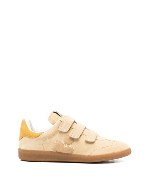 Isabel Marant Natural Beth Low-Top Sneakers