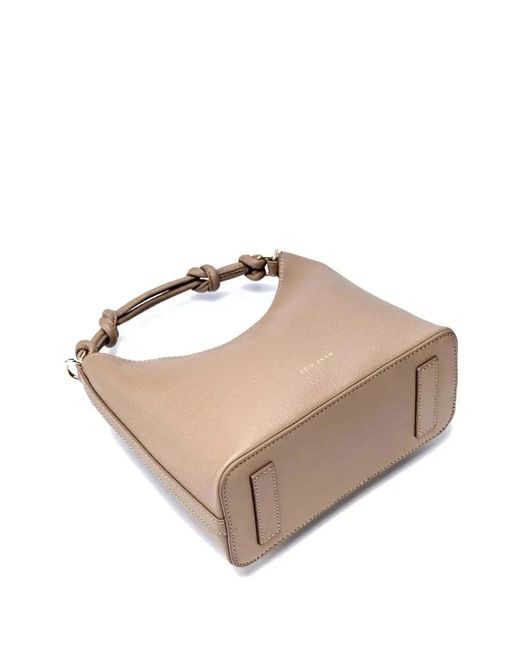 Esin Akan Brown Midi Chelsea Tote Bag