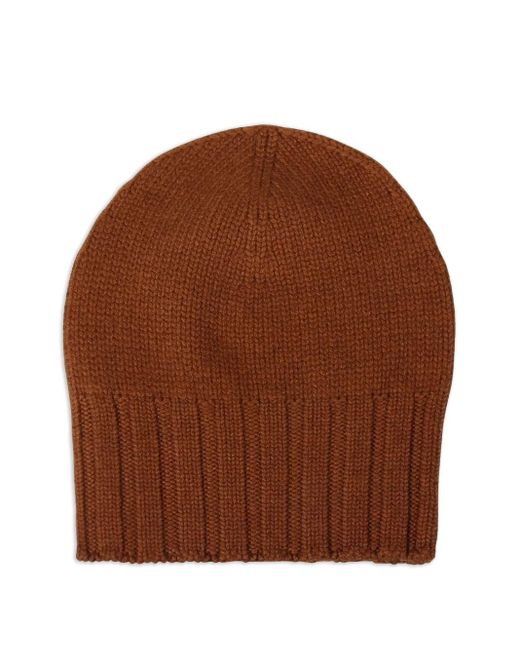 Be You Brown Ribbed Beanie