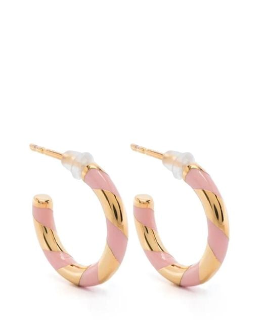 Aurelie Bidermann Pink Positano Earrings