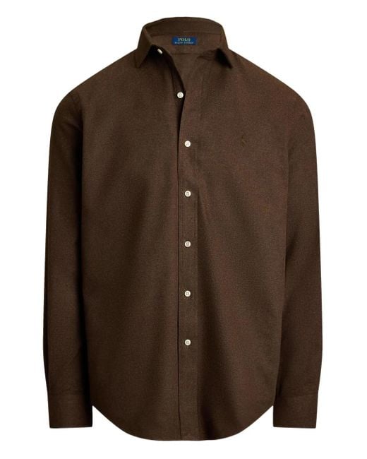 Camicia Tinta di Polo Ralph Lauren in Brown da Uomo