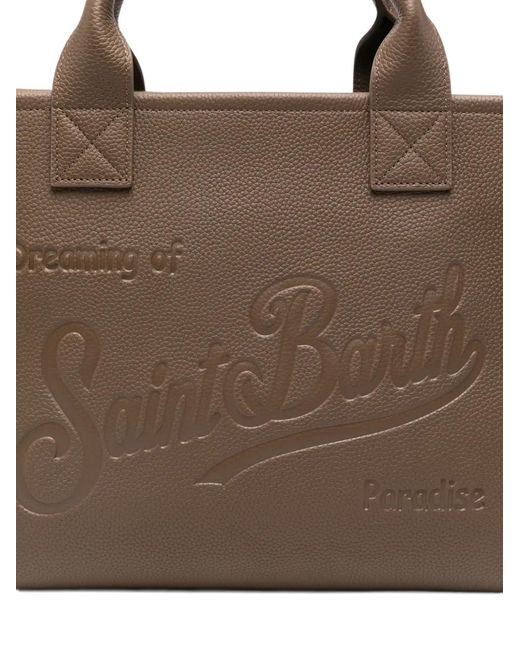 Mc2 Saint Barth Brown Large Vanity Tote Bag
